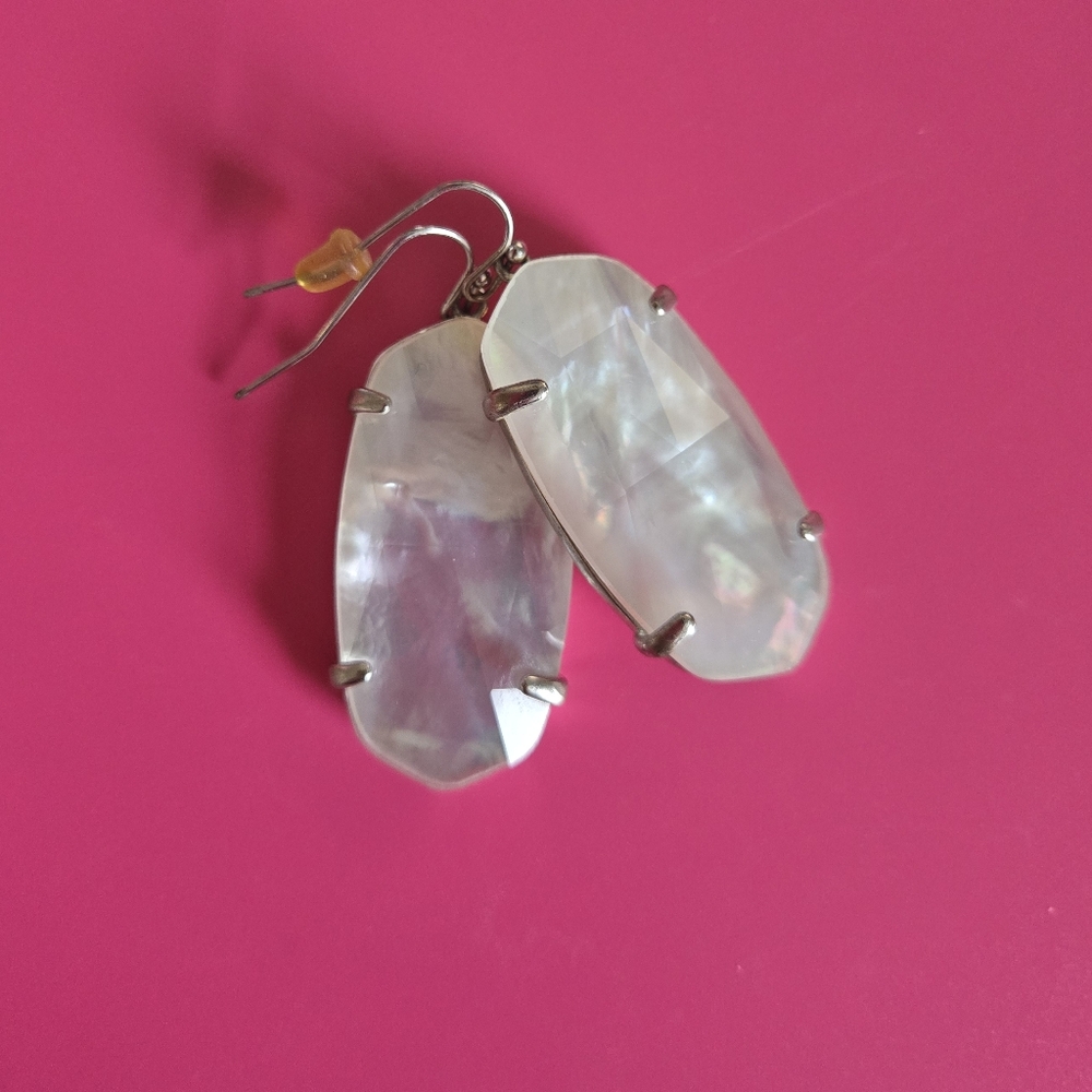 Silver Kendra Scott earrings